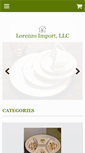 Mobile Screenshot of lorenzoimport.com